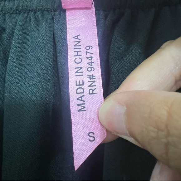 Magic S Black Floral Mesh Overlay Lace Whimsigoth Fairy Grunge Knee Length Skirt - Picture 8 of 11